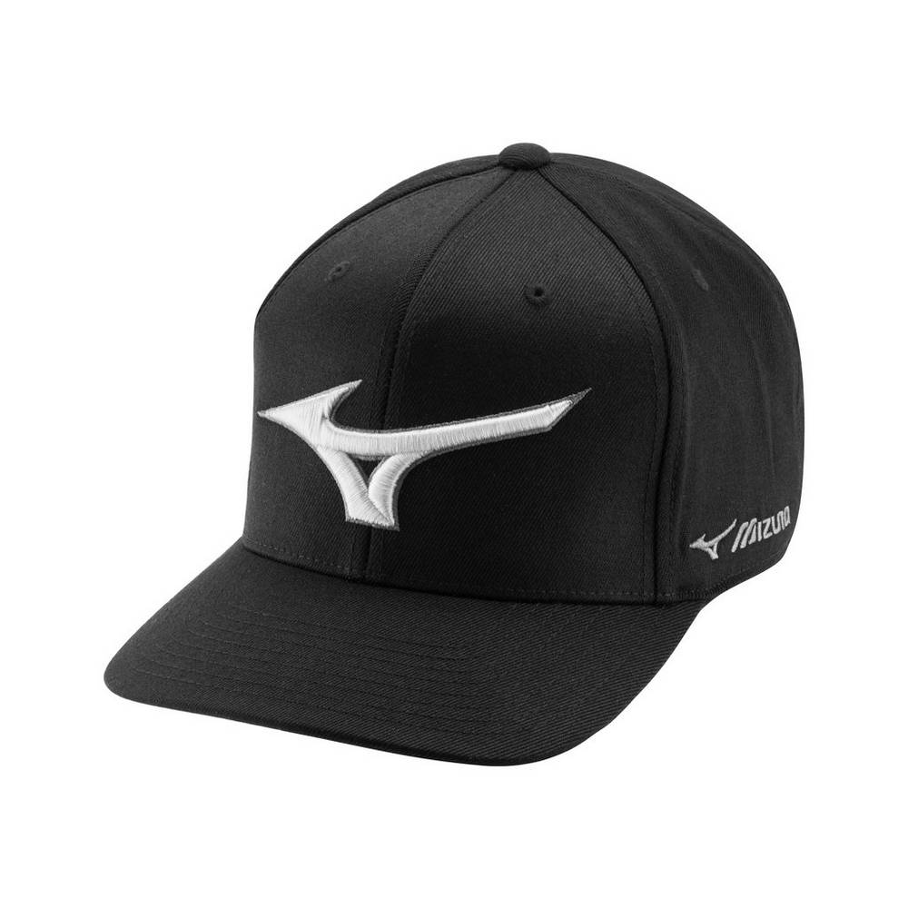 Cappello Mizuno Baseball Diamond Snapback Uomo - Nere - 39725-DFIE